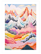 Colorful Mountains - Poster Seti Duo
