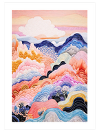 Colorful Mountains - Poster Seti Duo
