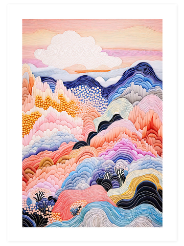 Colorful Mountains - Poster Seti Duo