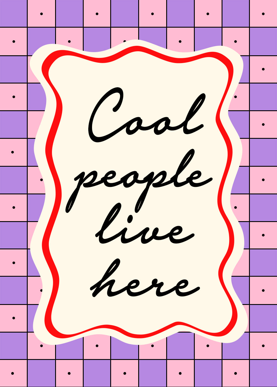 Cool People Poster – Nordika Gallery