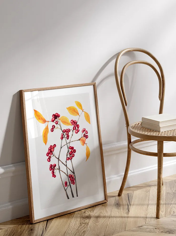 Dalında Meyve - Art Print