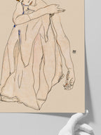 Egon Schiele Dancer - Art Print