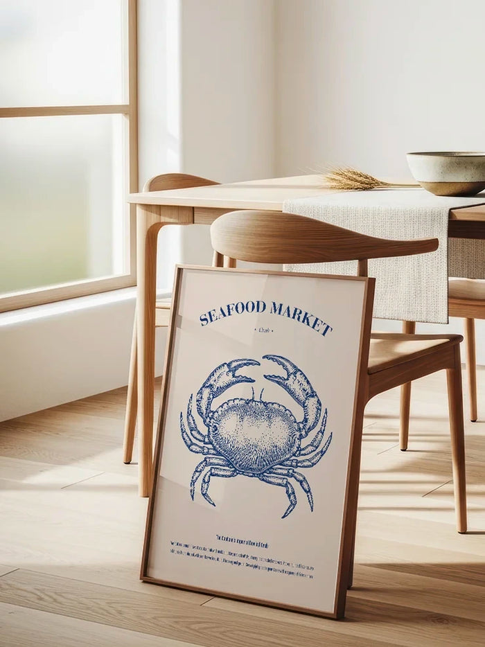 Seafood Market Crab - Art Print