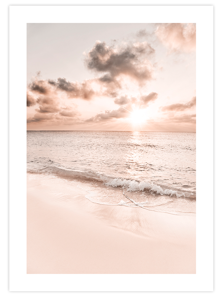 Pink Golden Morning - Art Print Ürün ana görseli