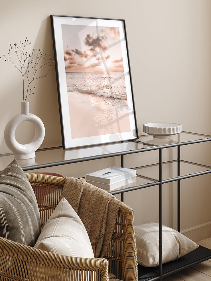 Pink Golden Morning - Art Print Ürün ikincil görseli