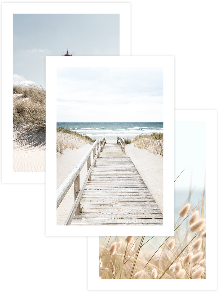 Fresh & Beautiful - Poster Seti Trio Ürün ana görseli