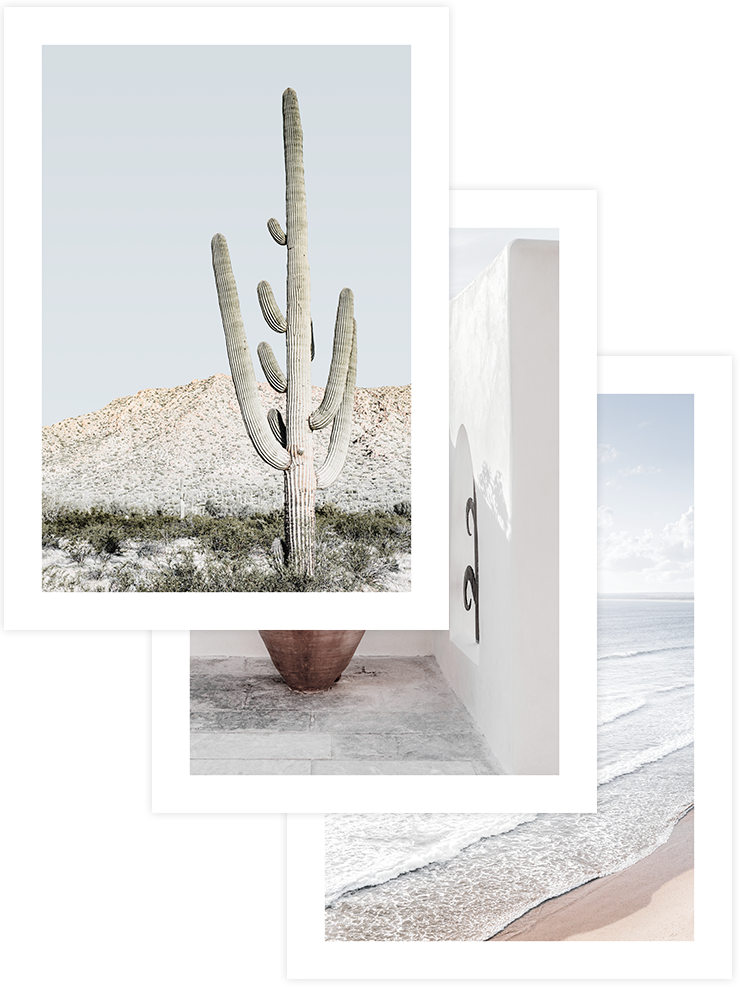 Natural Colors - Poster Seti Trio