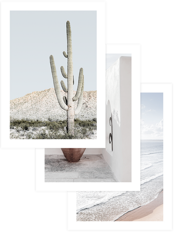Natural Colors - Poster Seti Trio