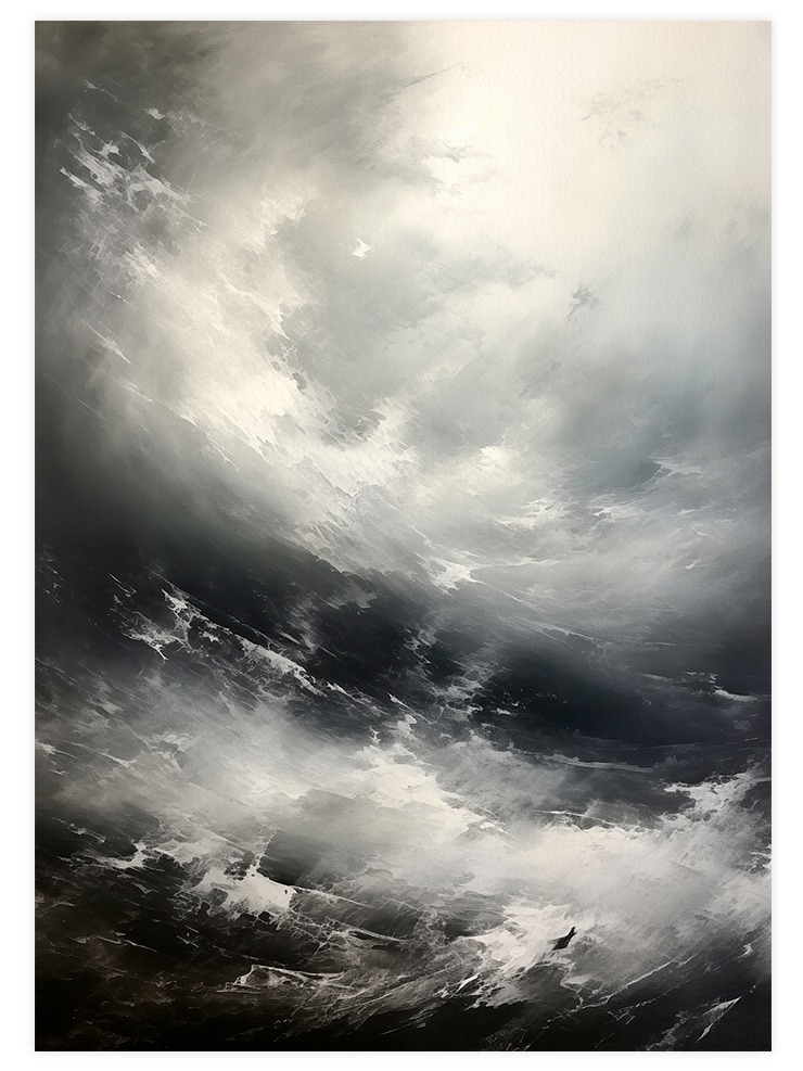 Denizin Yankıları - Art Print Ürün ana görseli