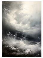 Denizin Yankıları - Art Print