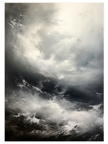 Denizin Yankıları - Art Print