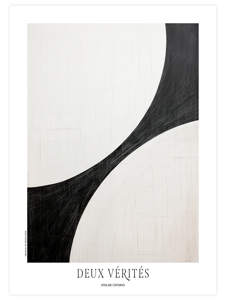 Deux Vérités - Art Print