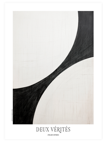 Deux Vérités - Art Print