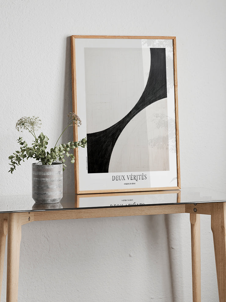 Deux Vérités - Art Print  Poster