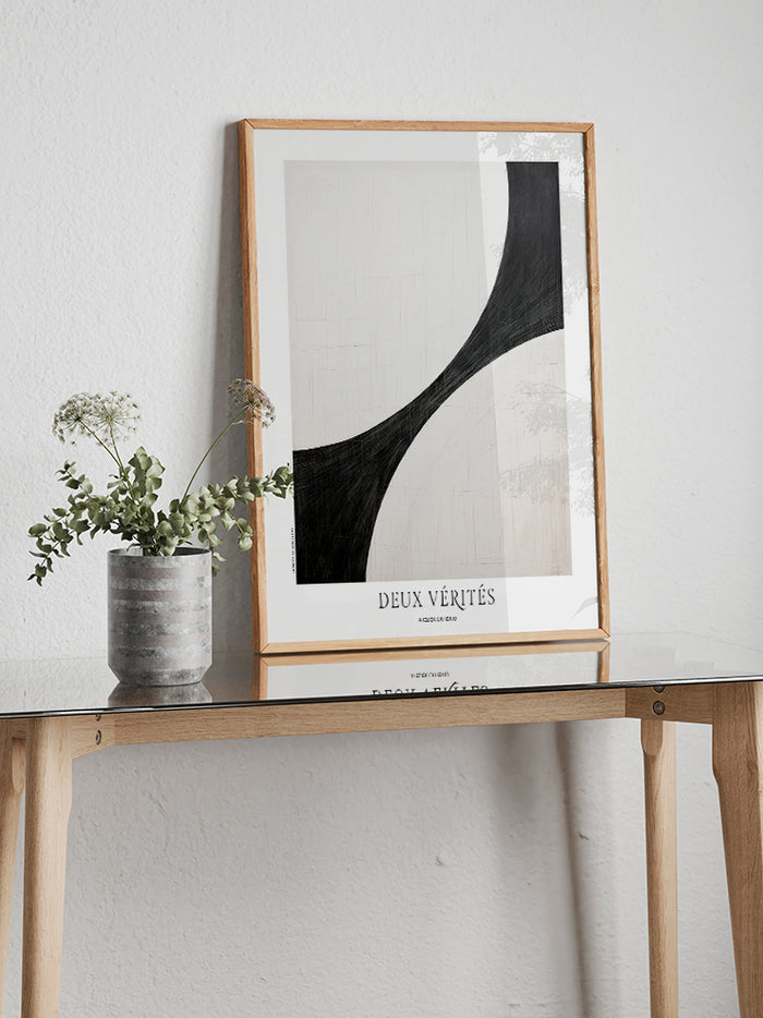 Deux Vérités - Art Print  Poster
