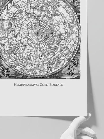 Kuzey Gökyüzü Haritası - Art Print