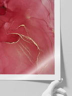 Red & Gold - Art Print