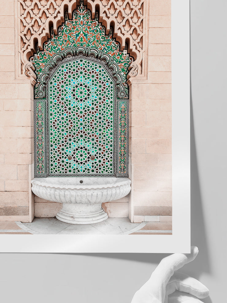 Mozai̇kli̇ Çeşme - Art Print