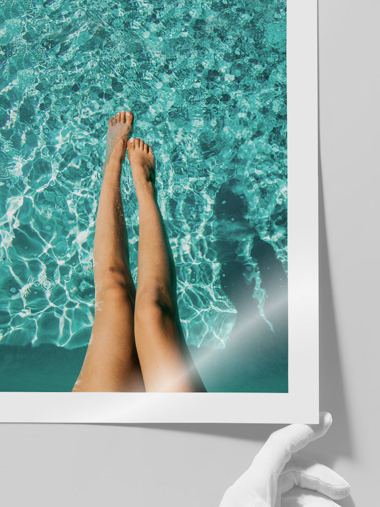 Havuz Keyfi - Art Print  Poster