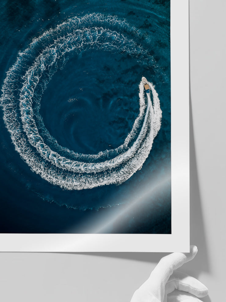 Yat Ve Deniz - Art Print