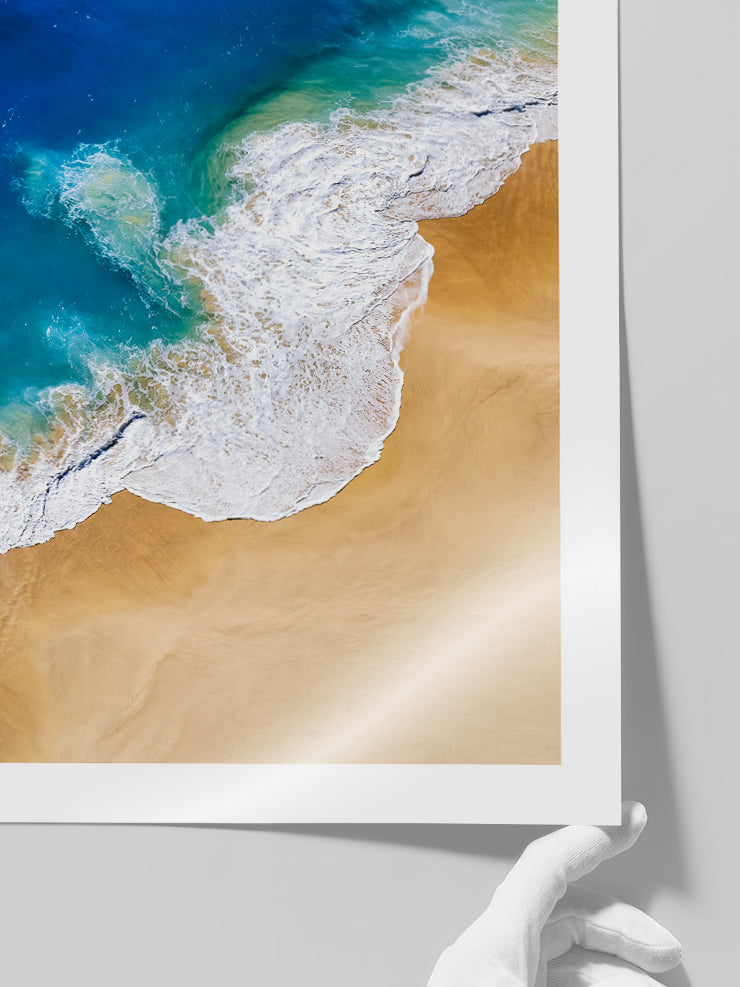 Kum Ve Deniz - Art Print  Poster