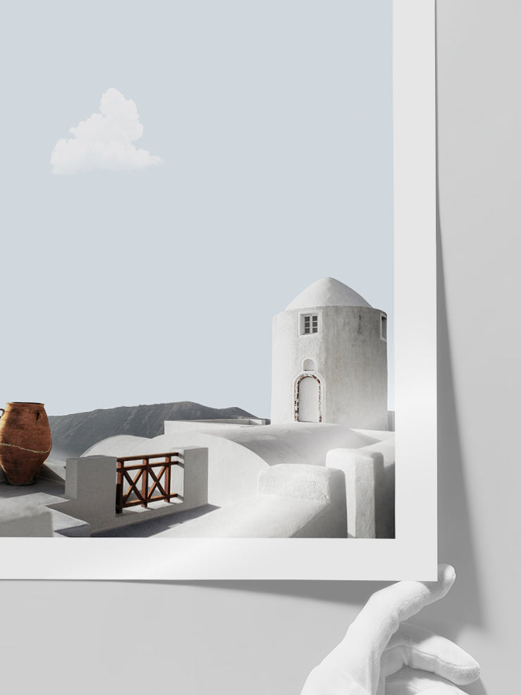 Santorini N1 - Art Print  Poster