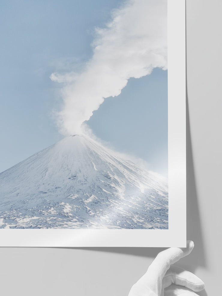 Karlı Dağ - Art Print