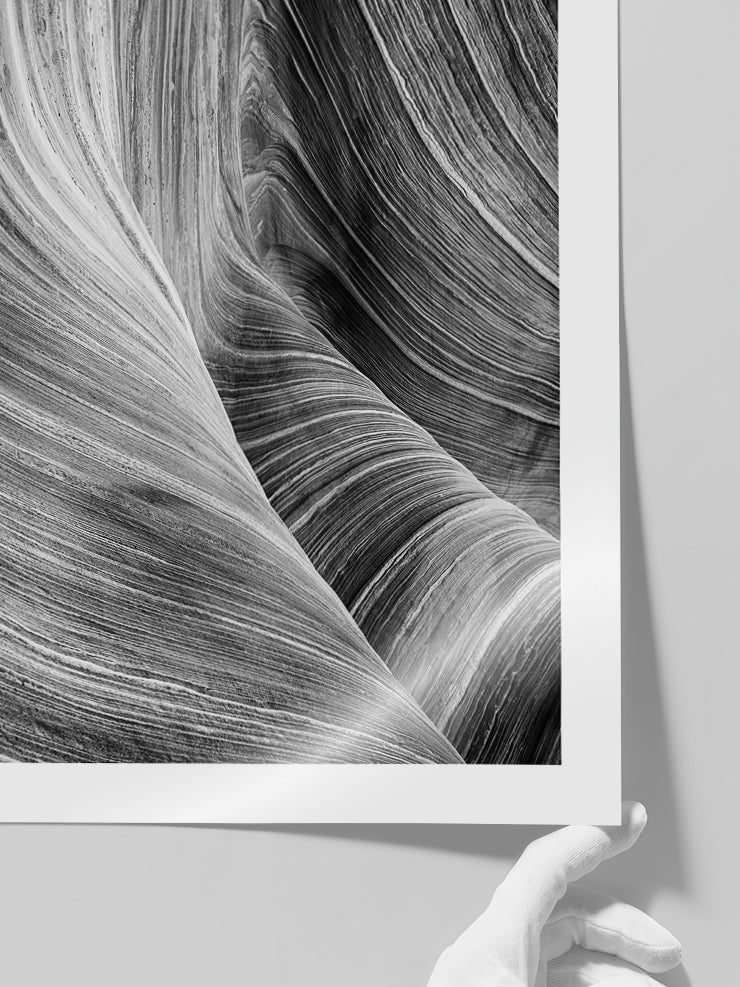 Gri Dalgalar - Art Print