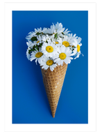 Papatyalı Dondurma - Art Print