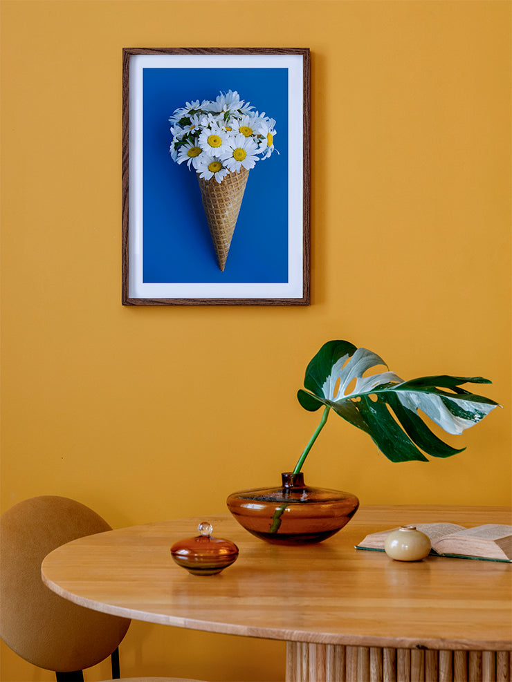 Papatyalı Dondurma - Art Print  Poster