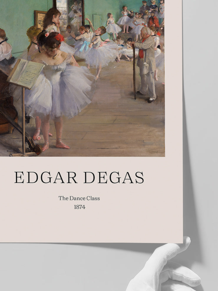 Edgar Degas The Dance Class - Art Print  Poster