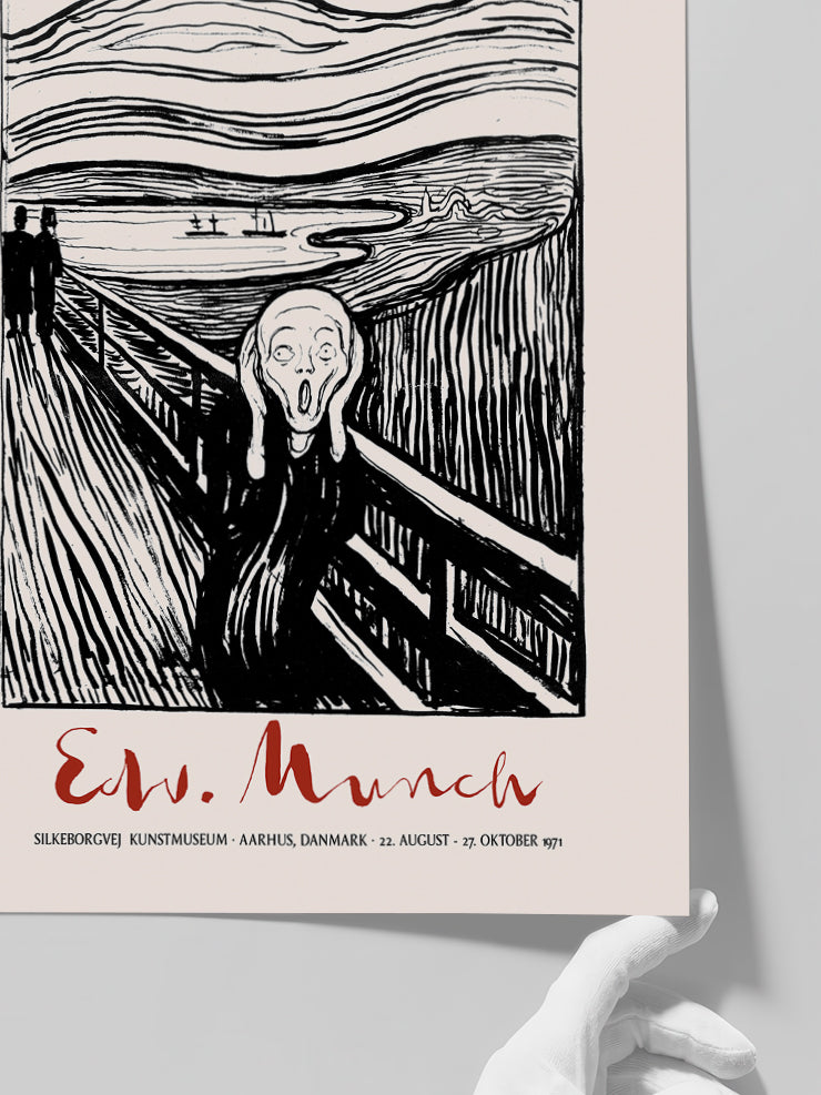 Edvard Munch Afiş Scream (Çığlık) - Art Print  Poster