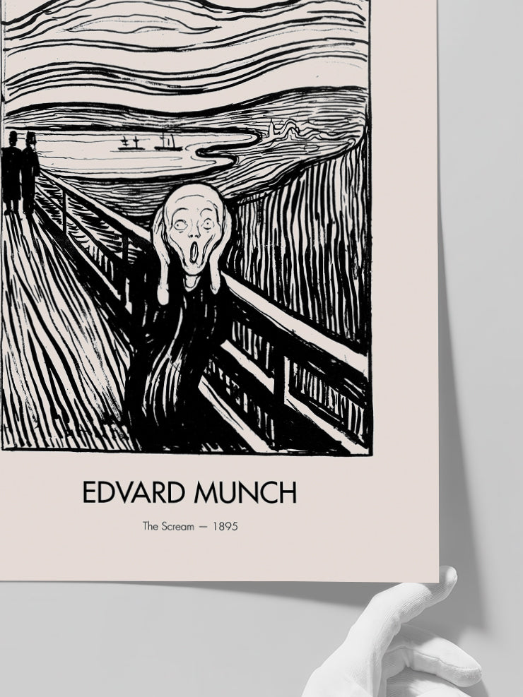 Edvard Munch Scream (Çığlık) - Art Print  Poster