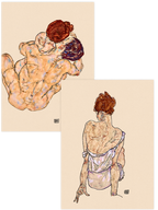 Egon Schiele Love & Women - Poster Seti Duo