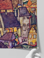Egon Schiele Sarı Şehir - Art Print