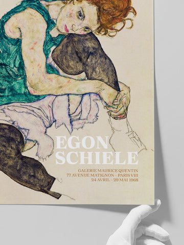 Egon Schiele Afiş - Art Print