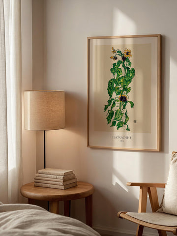 Egon Schiele Ayçiçekleri - Art Print