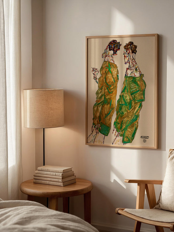 Egon Schiele Devotion - Art Print  Poster