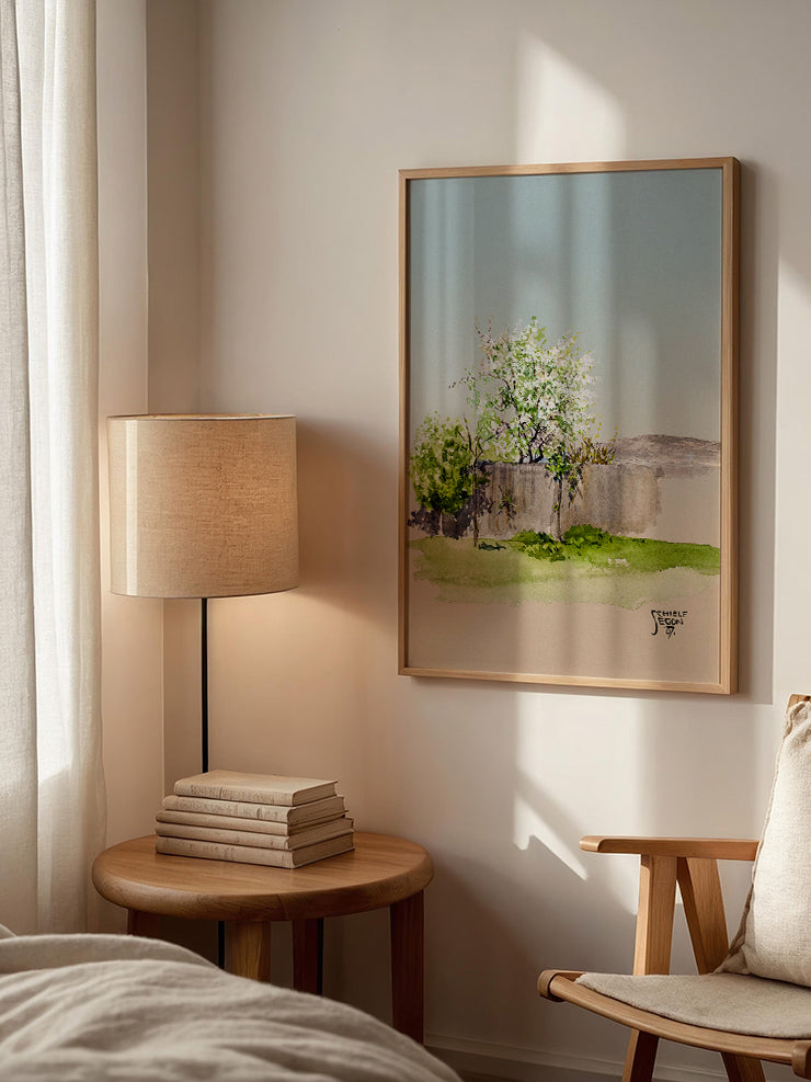 Egon Schiele Garden with Tree - Art Print Ürün ikincil görseli