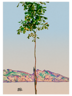 Egon Schiele Trees - Poster Seti Duo