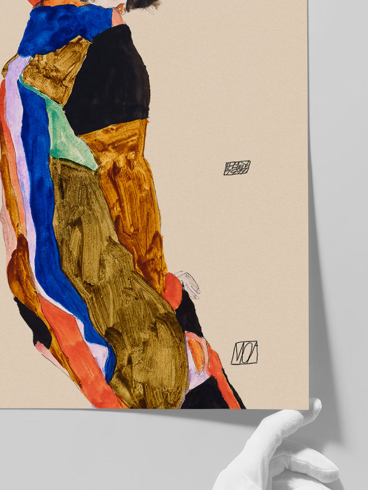 Egon Schiele The Dancer Moa - Art Print  Poster
