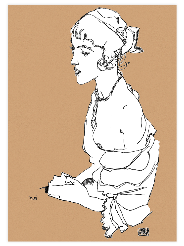 Egon Schiele Nude Women - Poster Seti Duo Ürün ikincil görseli