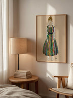 Egon Schiele Portrait of Edith (The Artist's Wife) - Art Print