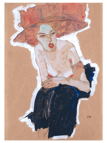 Egon Schiele Scornful Woman - Poster Seti Duo