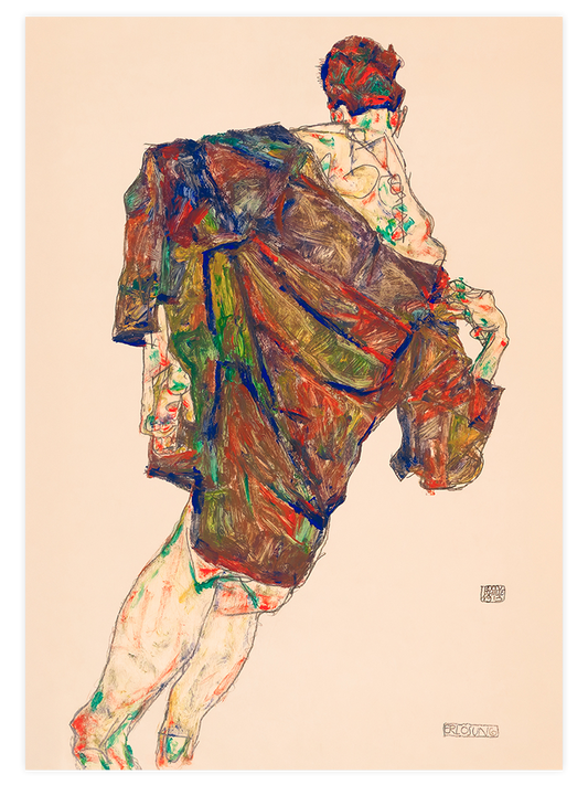 Egon Schiele Redemption - Art Print