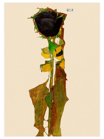 Egon Schiele Sunflowers - Poster Seti Duo