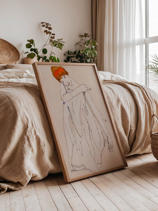 Egon Schiele Dancer - Art Print