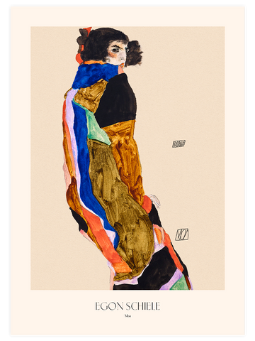 Egon Schiele Moa - Art Print