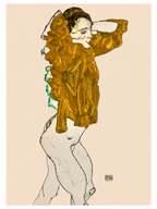 Egon Schiele Two Men & A Woman - Poster Seti Duo