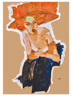 Egon Schiele Female Figures - Poster Seti Duo